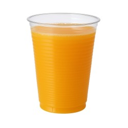 Vaso plástico traslúcido 330 cc- x 100 unidades