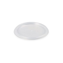 Tapa Plástica Natural p/ Pote Térmico 360 cc (x 100 unidades)