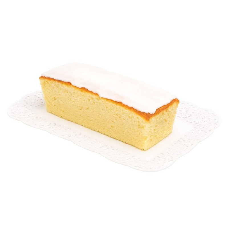 Bandeja Blonda p/ Budín Plástico Blanco 16 x 27 cm (x 10 unidades)