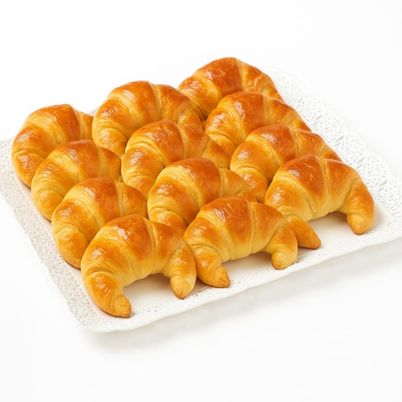 Plato con  blonda Plástico Blanco 3 Kgs (32 x 39 cm) x 10 u