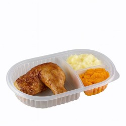 Bandeja 106 Apta Micro Oval c/ 3 divisiones (x 100 unidades)