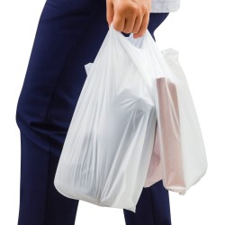 Bolsa Camiseta A/D Blanca 60 x 80 Reforzada (x 100 unidades)