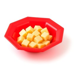 Bowl Octogonal 15 cm KovalPlast Rojo (x 10 unidades)