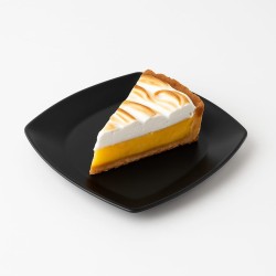 Plato Postre PP Cuadrado Koval 17 cm Negro (x 10 unidades)
