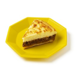 Plato Octogonal Postre 17 cm Amarillo (x 10 unidades)