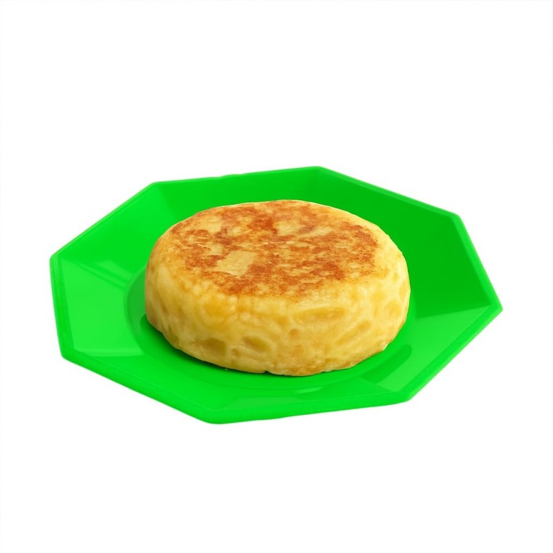 Plato Octogonal Grande 22 cm Verde (x 10 unidades)