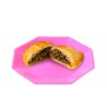 Plato Octogonal Grande 22 cm Rosa Pastel (x 10 unidades)