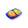 Plato / Bandeja PP Koval 20 x 28 cm Azul (x 10 unidades)