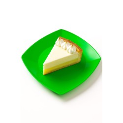 Plato Postre PP Cuadrado Koval 17 cm Verde (x 10 unidades)