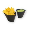 Cazuela / Pote Plástico Negro Darnel 180 cc (pack x 12 unidades)
