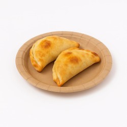 Plato de Polipapel Kraft Beige Chico (18 cm) x 100 unidades