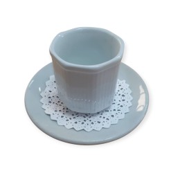 Blonda Redonda papel blanco 10 cm (x 100)