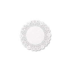 Blonda Redonda papel blanco 35 cm (x 100)