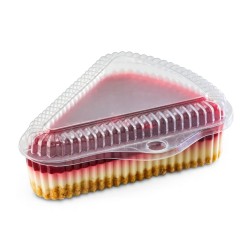Blister PET Cristal Triángular Porción Torta (11 cm h: 7 cm) x 50 unid.