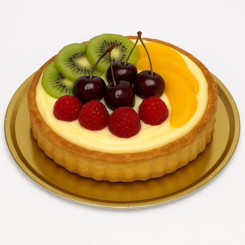 Plato Redondo Cartón ORO Metalizado 24 cm (x 10 unidades)