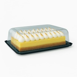 Tortera T-41 Baja con base negra (38 x 28 h: 9,5 cm) x 10 unidades