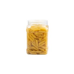 Frasco Plástico PET Cristal Cuadrado 2000 ml (12 x 12 h: 18 cm)