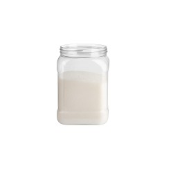 Frasco Plástico PET Cristal Cuadrado 1500 ml (11,4 x 11,4 h: 15,7 cm)