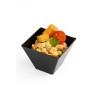 Mini Pote Cuadrado Darnel Negro 5 x 5 cm (h: 4 cm) x 24 unidades