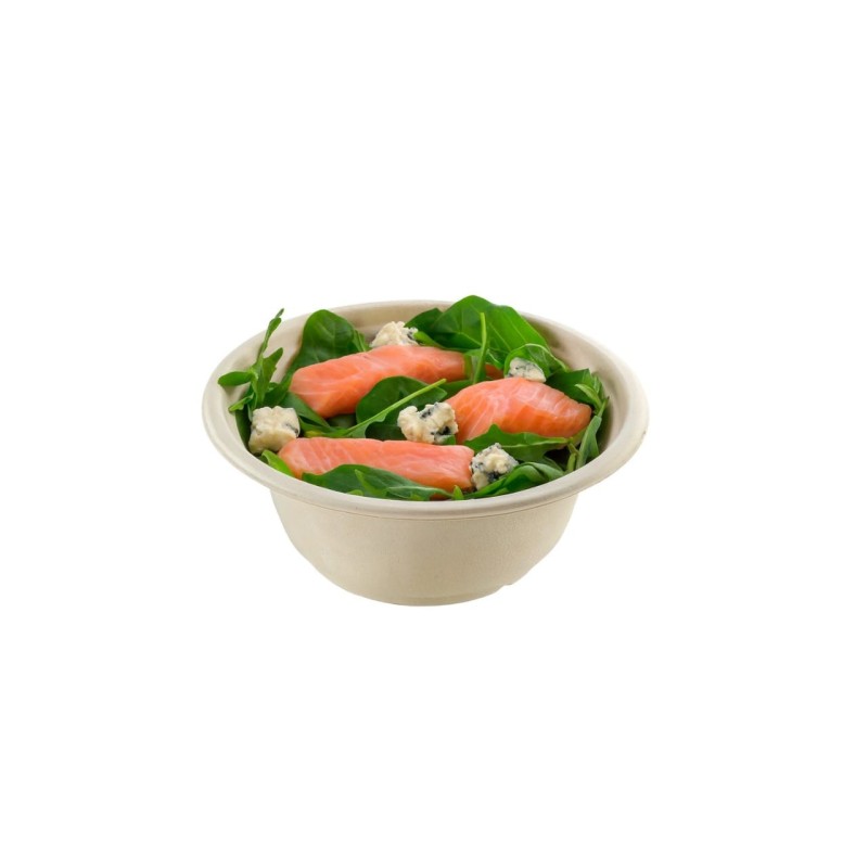 Bowl BIO CAÑAPACK Bagazo de Caña 850 cc (pack x 50 unid)
