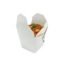 Cajitas Chinas / Wok en Cartulina Blanca (x 10 unidades)