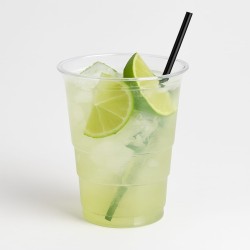 Vaso Glass Plástico Cristal 240 cc Plastivas (x 100 unidades)