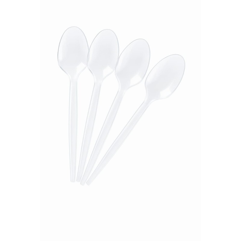 Cucharas de postre cristal (x 100 unidades)
