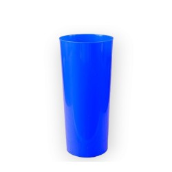 Vaso Trago Largo PP 280 cc AZUL (x 50 unidades)