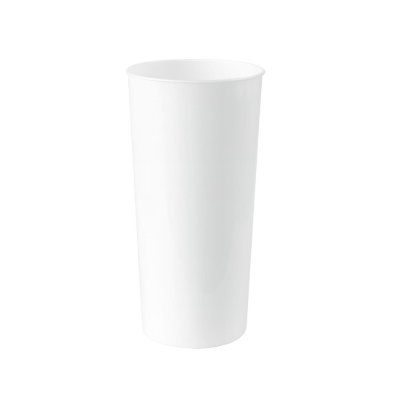Vaso Trago Largo PP 280 cc BLANCO (x 50 unidades)
