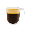 Taza plástica CRISTAL p/café doble 190 cc (x 50 unidades)