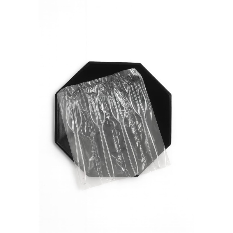 Tenedor + Cuchillo Cristal Ensobrados (caja x 500 juegos)