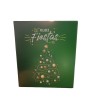 Maletin Navideño/Felices Fiestas VERDE (30 x 16 x 34 cm) x unidad