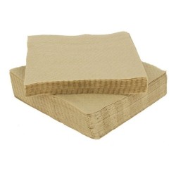 Servilletas ECO Kraft Beige 18 x 18 cm (caja x 2000 unidades)