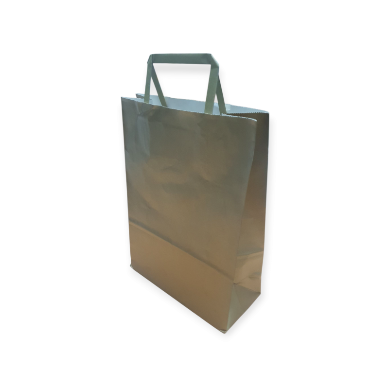 Bolsa Papel "Oro" ACUARIO 22 x 10 x 30 c/ manija