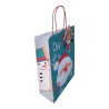 Bolsa Felices Fiestas "Merry Claus" 30 x 12 x 41 cm c/manija