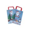 Bolsa Felices Fiestas "Funny Noel" 14 x 8 x 20 cm c/manija