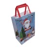 Bolsa Felices Fiestas "Funny Noel" 14 x 8 x 20 cm c/manija