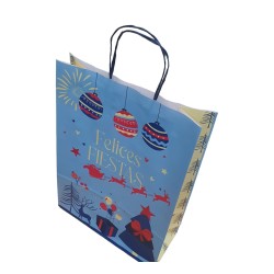 Bolsa Felices Fiestas "Festivas" 30 x 12 x 41 cm c/manija