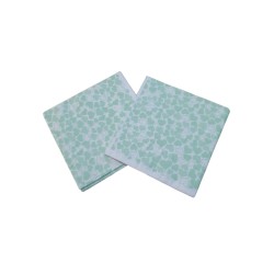 Servilletas Bouquet D/P 33 x 33 Corazón Verde Claro (x 25 unidades)