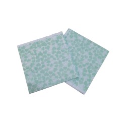 Servilletas Bouquet D/P 33 x 33 Corazón Verde Claro (x 25 unidades)