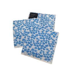 Servilletas Bouquet D/P 33 x 33 Corazón Azul (x 25 unidades)
