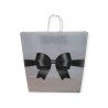 Bolsa de Papel Blanco "LAZO DE NOCHE" 45 x 15 x 48 cm c/manija