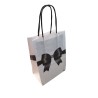 Bolsa de Papel Blanco "LAZO DE NOCHE" 14 x 8 x 20 cm c/manija