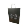 Bolsa de Papel Negro "LAZO DE NOCHE" 30 x 12 x 41 cm c/manija