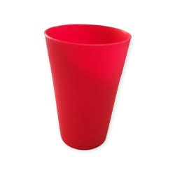 Vaso Cónico PP 500 cc ROJO (pack x 10 unidades)