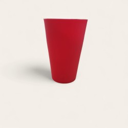 Vaso Cónico PP 500 cc ROJO (pack x 10 unidades)