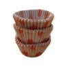 Pirotin Nro 9 Blanco c/ Lunares Naranja (pack x 50 unidades)