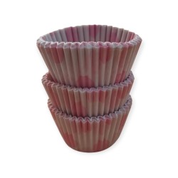 Pirotin Nro 9 Blanco c/ Lunares Rosa (pack x 50 unidades)