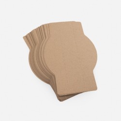 Porta Pancho BIO 18 Cartulina Kraft (22 x 3.5 cm) x 100 unidades