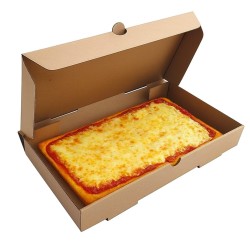 Caja Pizza Medio Metro M/M Micro (55 x 25 h: 5 cm) x 50 unidades